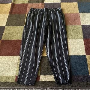 Black Striped Women’s Pants